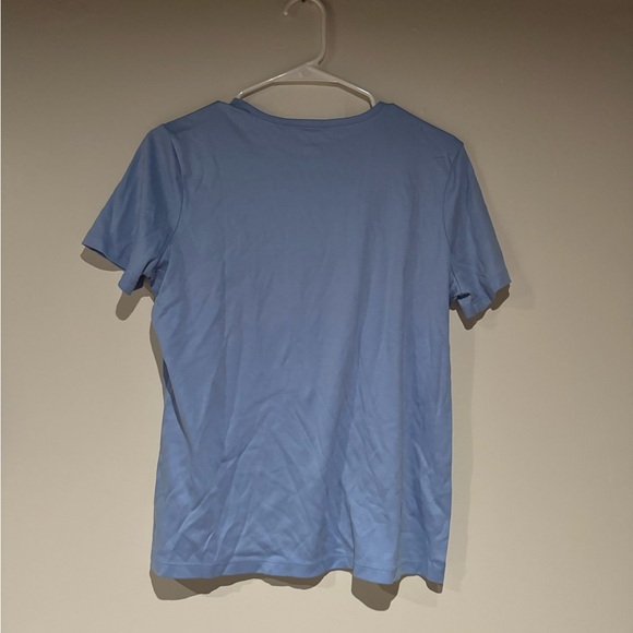 LL bean blue basic top - Picture 3 of 3